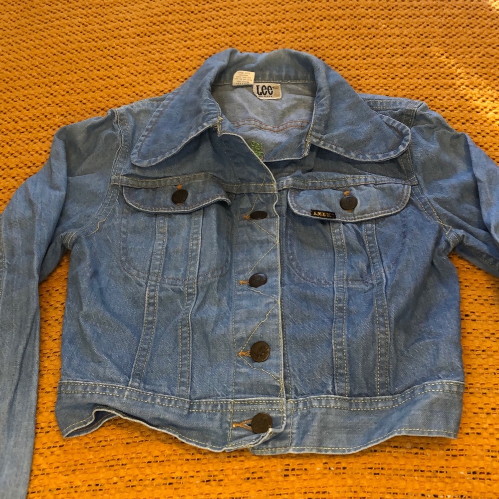 Vintage Embroidered Lee Jean Jacket